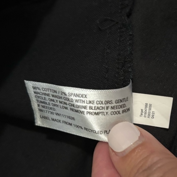 a new day Wide Leg mid rise stretch chino pants size 12 - Picture 4 of 7